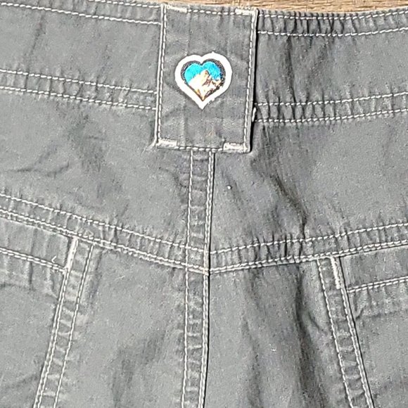 Kuhl Capri Pants Womens 8 Stone Gray Kuhl Dry Stretch Logo Embroidered Outdoor - Picture 9 of 10